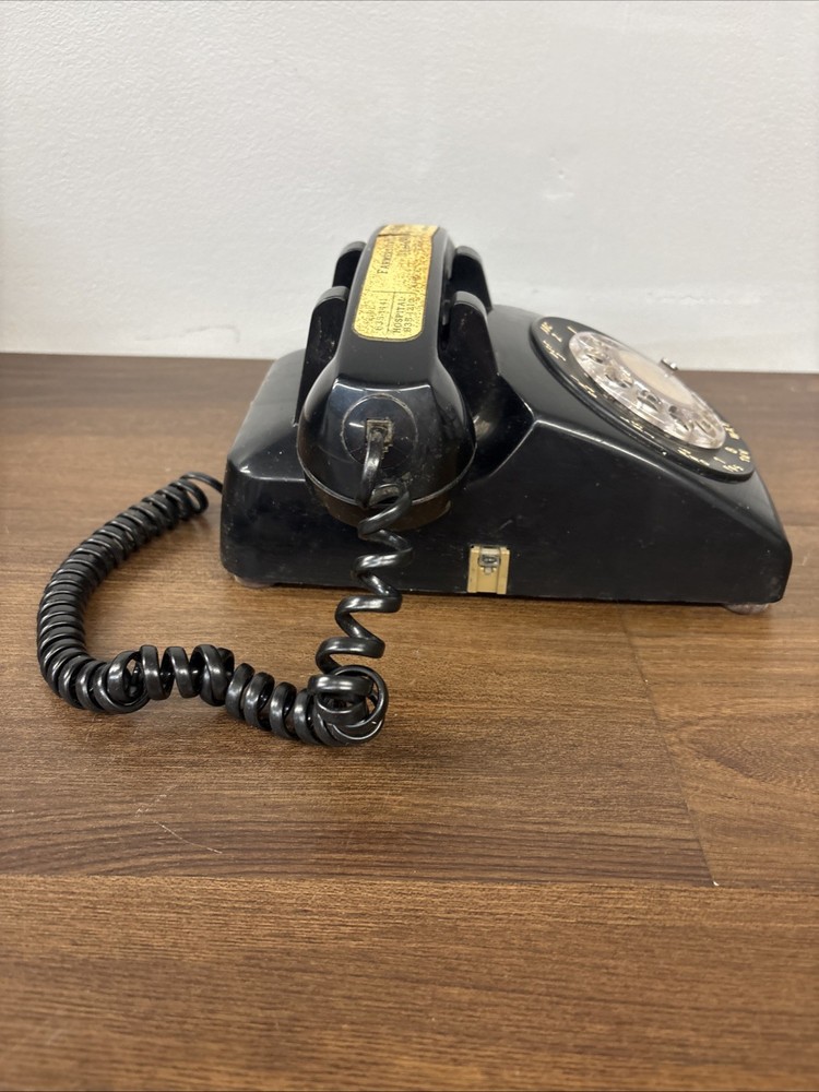 Vintage Bell System Black Rotary Phone, Untested