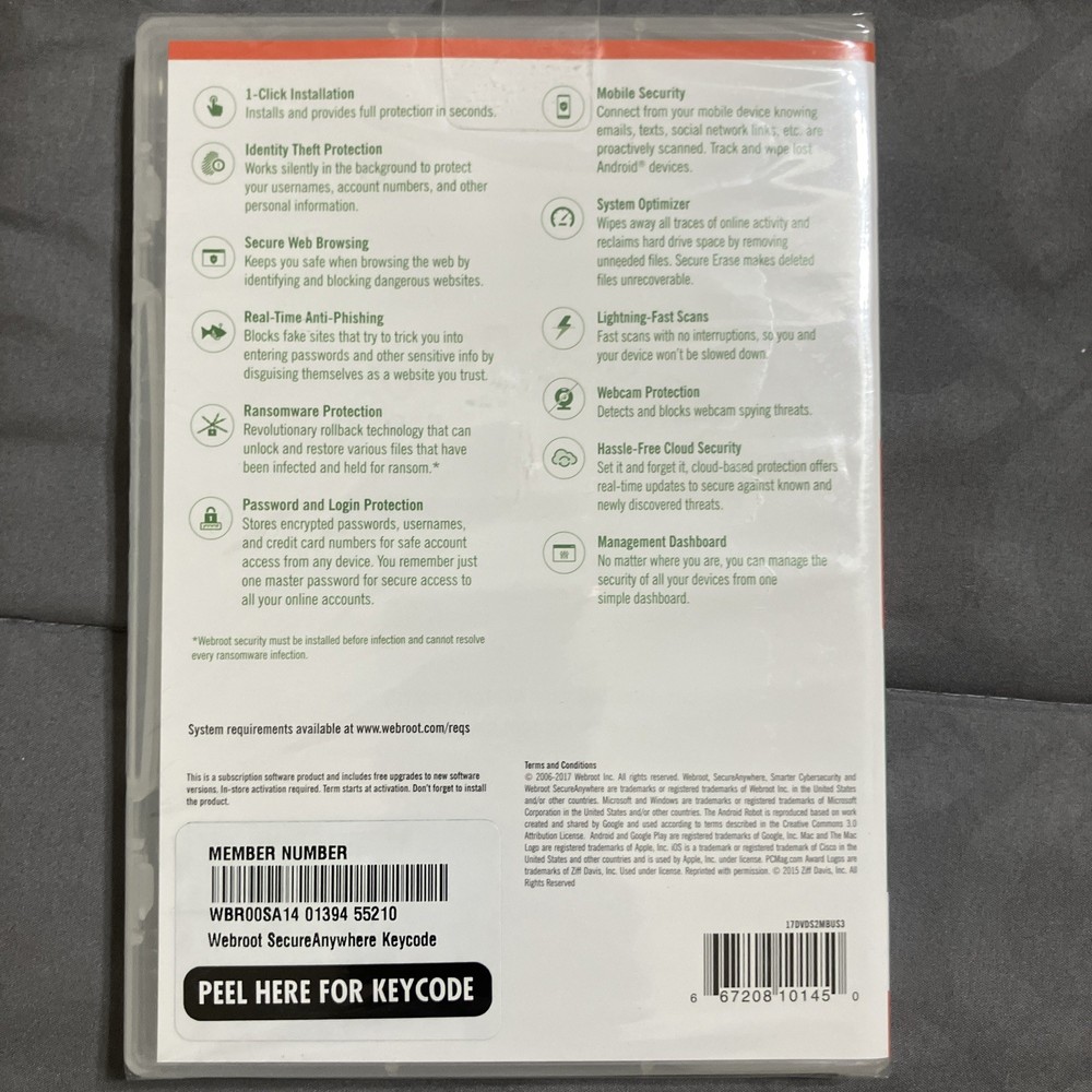 Webroot Secure Anywhere Internet Security