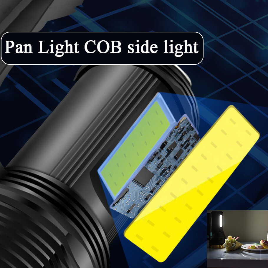 Super Bright 990000LM Torch LED Flashlight USB Rechargeable Handheld Work Light