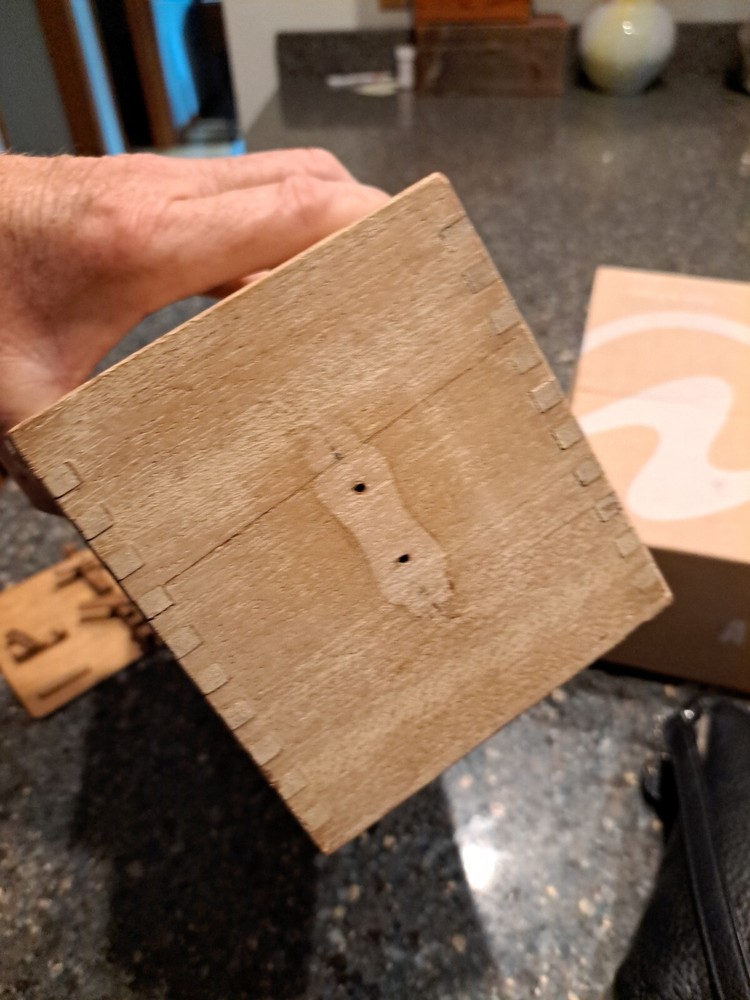 Vintage stellar microscope with Wooden Box.