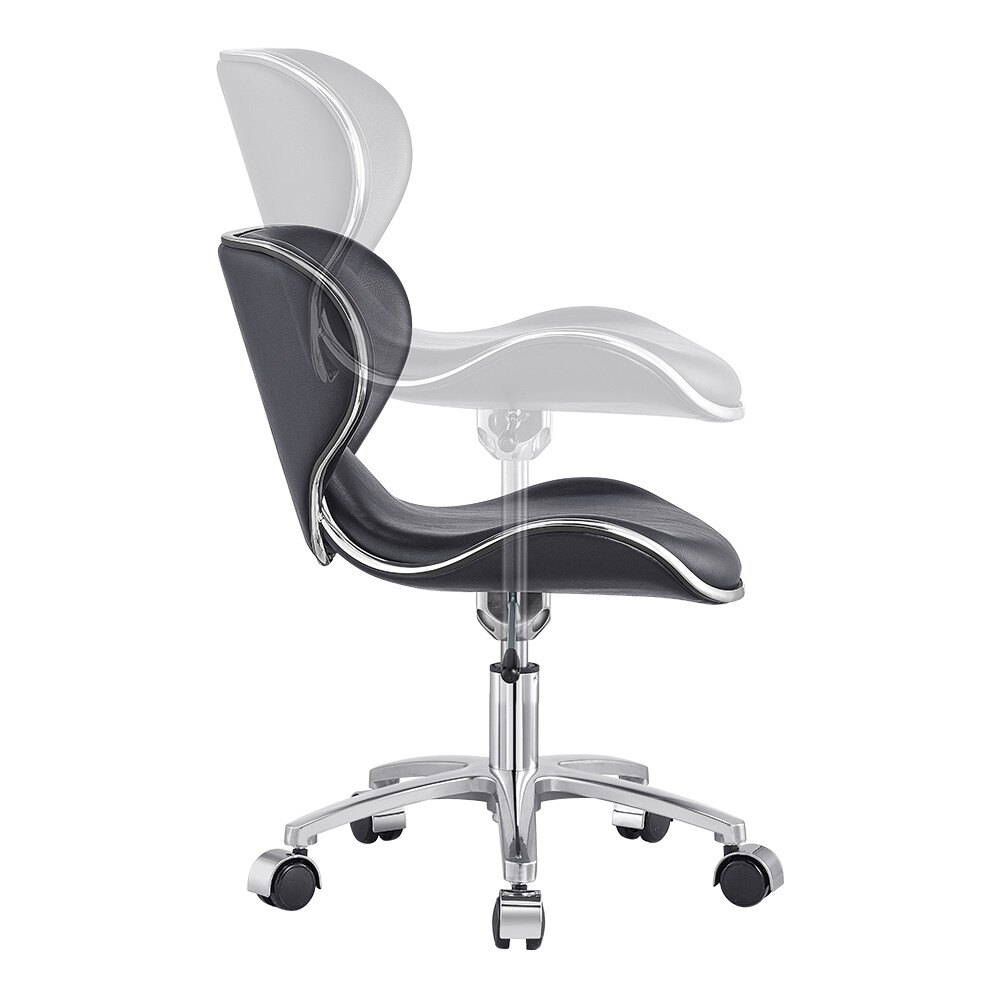 Pedicure Stool Low Sitting All Purpose Roller Technician Stool ESPERTO