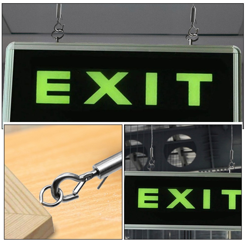 6 Pcs Adjustable Lamp Wire Frame Hanging Hardware Heavy Duty Light