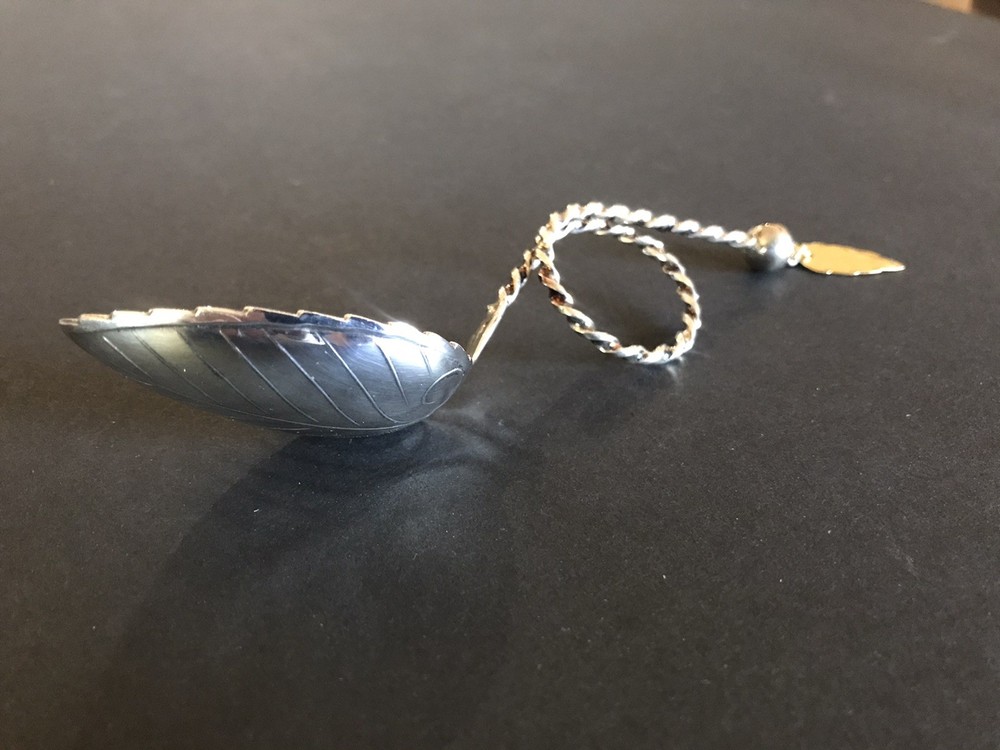 Norwegian 830S Silver Tea Caddy Spoon