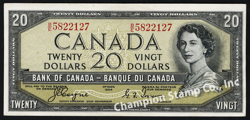 Canada Banknote 20 Dollars Cat No 70a **Devil's Face**