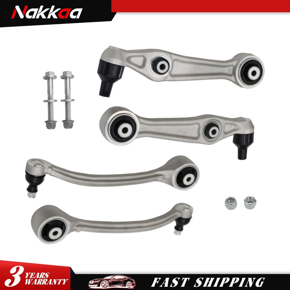 4Pcs Front Lower Control Arm Kits for 2012-2020 Tesla Model S 2016-2020 X New
