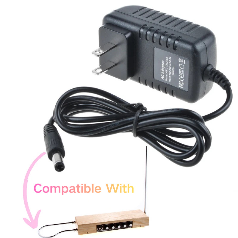 AC Adapter For Moog Etherwave Theremin Synthesizer Charger Power Supply Cord PSU