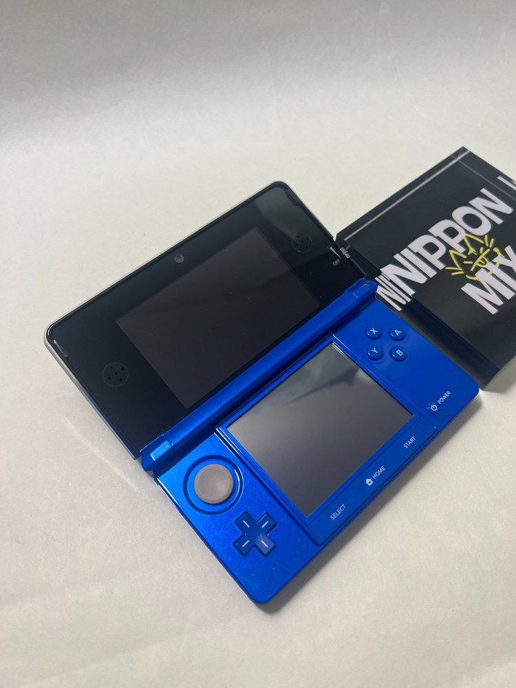 Nintendo 3DS Cobalt Blue Console Complete In Box Tested Working Excellent