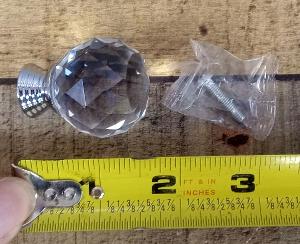 Replacement Crystal Cabinet Pull Knob for Ember Interiors Nadia Makeup Vanity