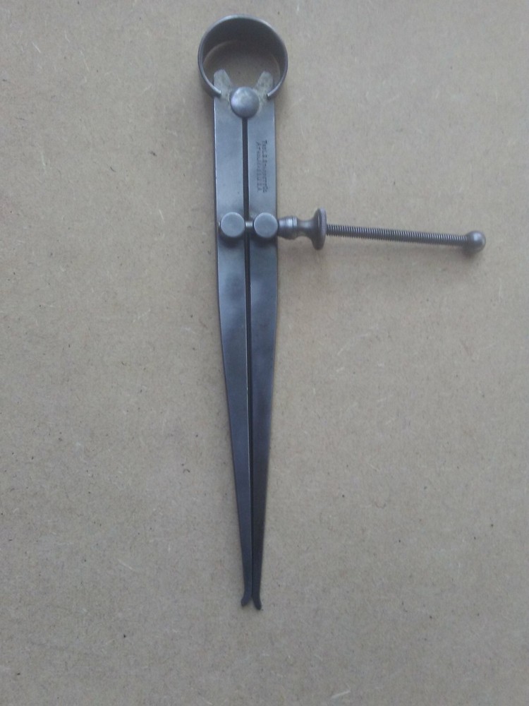 Starrett 7" Flat Leg Spring Divider/ Caliper vintage 7"