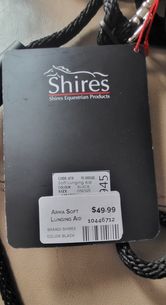 Shires ARMA Soft Lunging Aid - Black