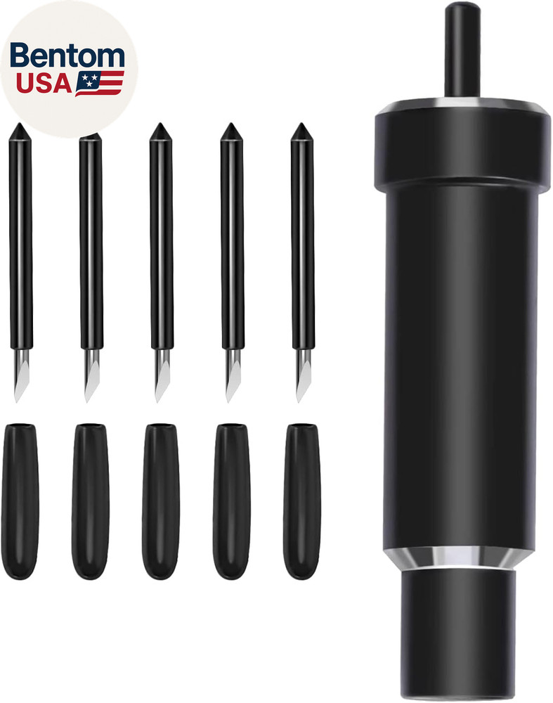 Deep Cut Housing +5 Pcs Deep-Point Blade, Replacement Deep Cut Blade Suitable f