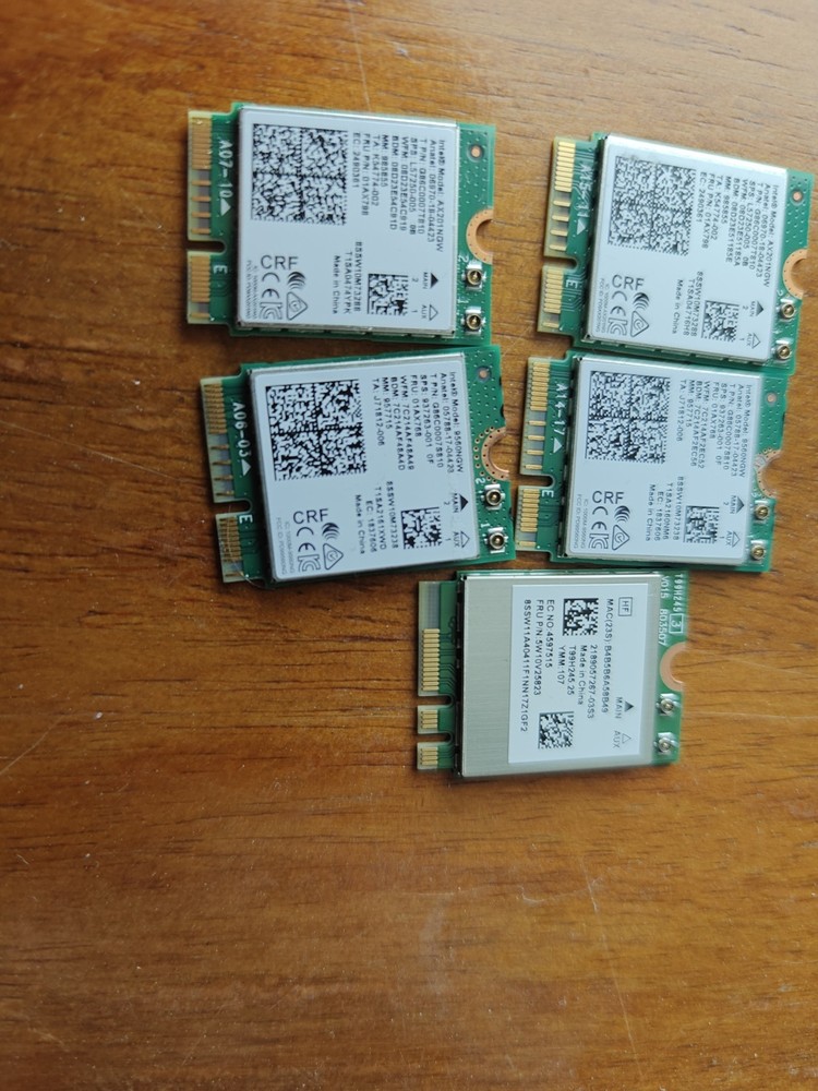 Laptop Wifi Module Intel Mediatek Lot X5