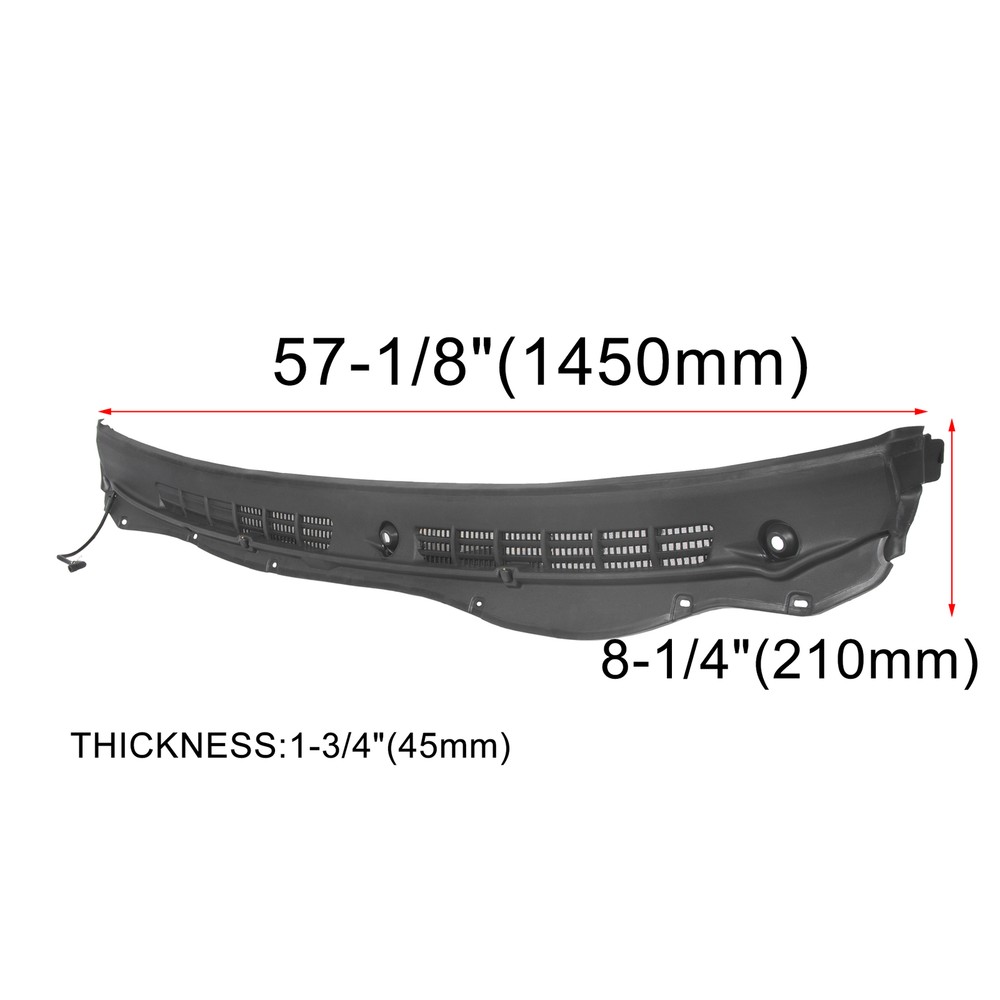 For 2004-2012 Chevy Colorado GMC Canyon Windshield Cowl Grille Vent Panel