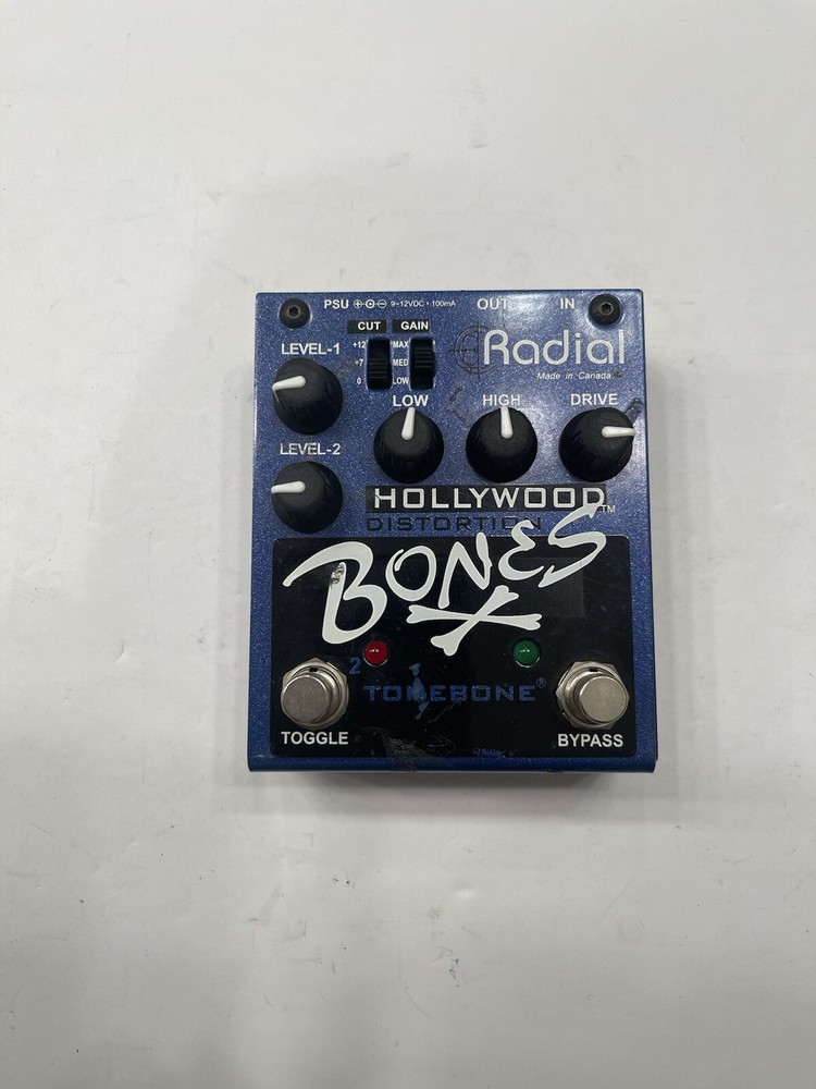 Radial Engineering Tonebone Bones Hollywood Distortion Guitar Effect Pedal