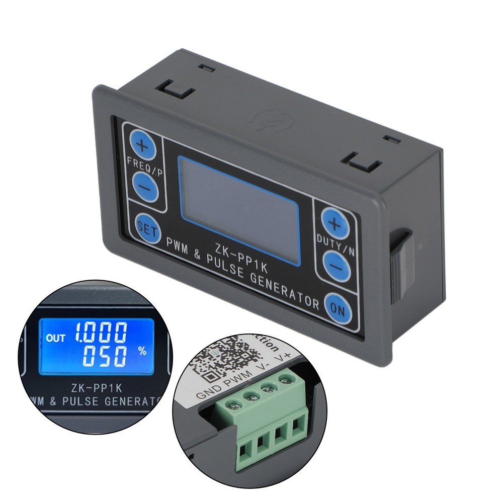 Adjustable PWM Signal Generator Module Pulse Frequency Duty Cycle Square Wave #8