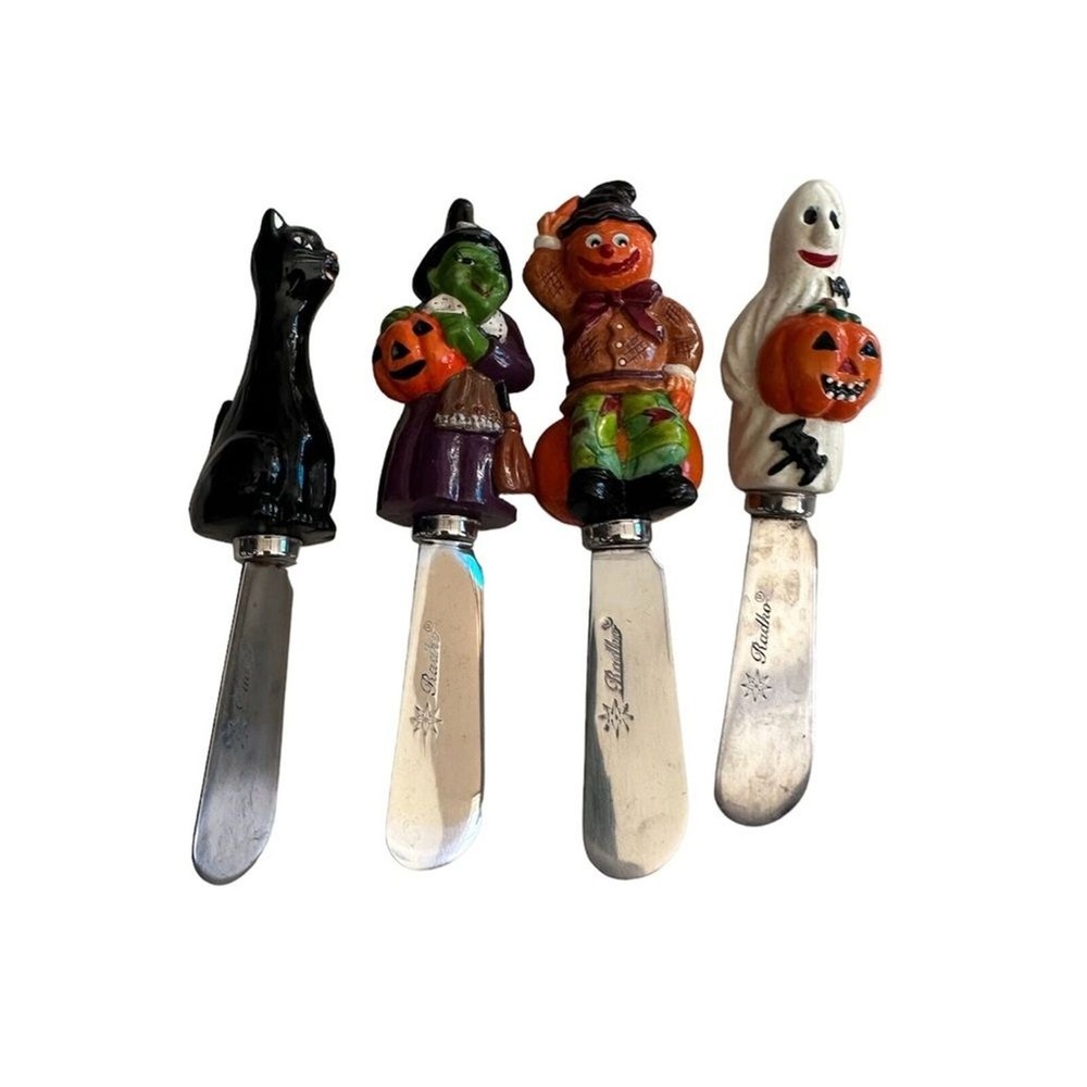 Christopher Radko Halloween Pate Knives Set Vintage