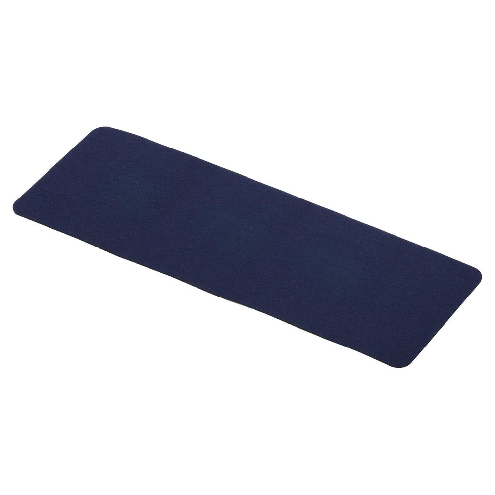 35"x13" Desk Mat Protector Felt Dual Side Mouse Pad Writing Mat Blue