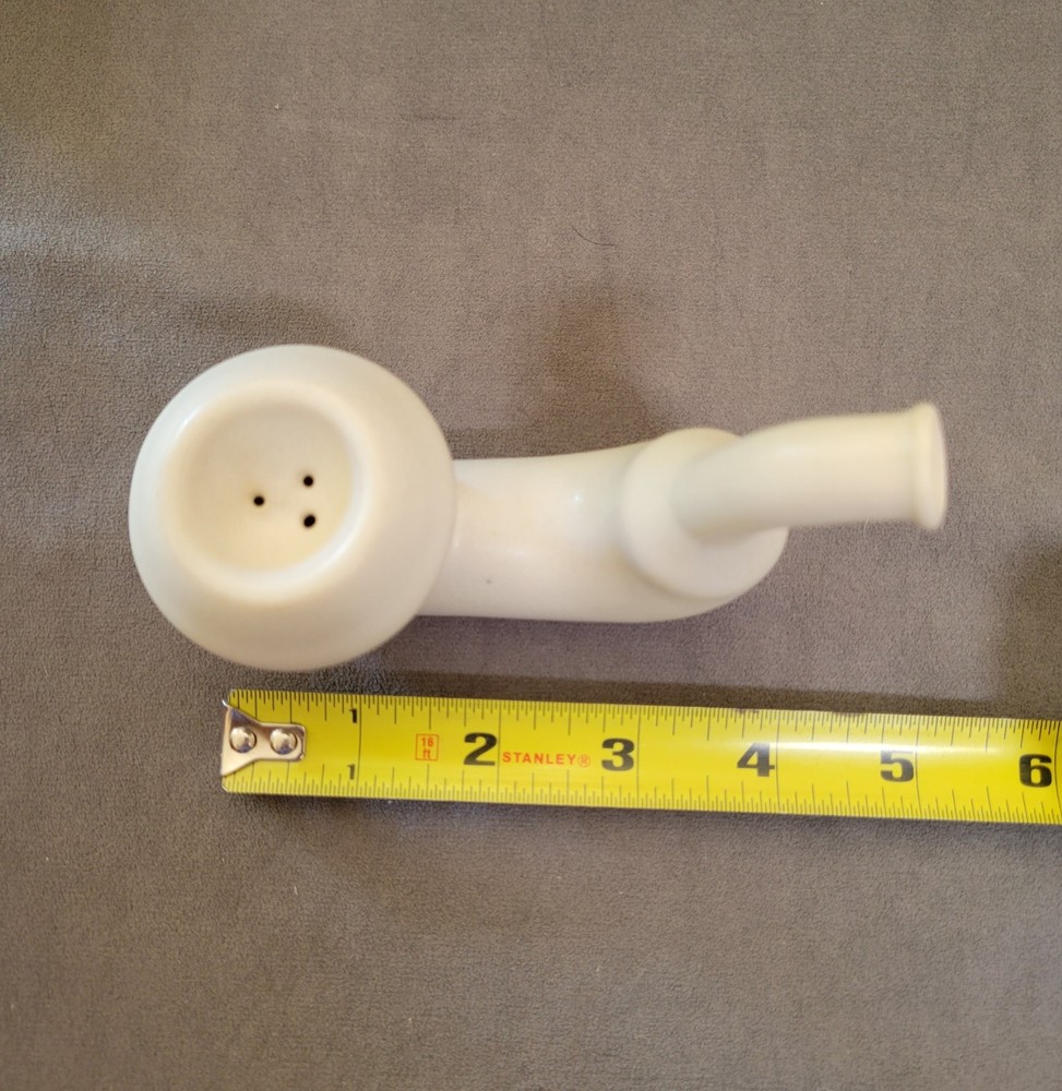 Oak And Earth Creations Sherlock Pipe 4" NEW WHITE O&E