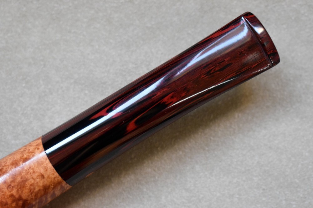 Moretti Pipe Rhodesian Freehand Cumberland Stem Hand Cut
