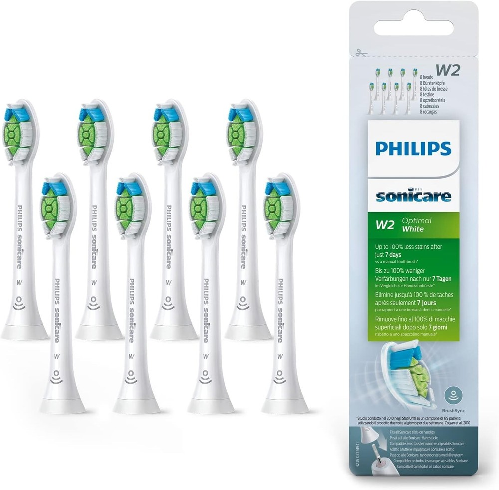 8pc Philips HX6068 Sonicare WC Optimal Replacement HeadsElectric  G1N