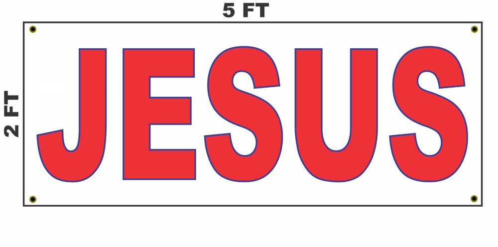 JESUS Banner Sign