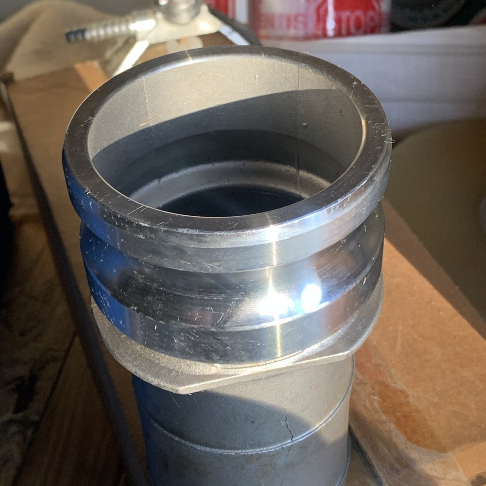 Seal Fast E300 316 Type E Camlock Hose Shank Adapter 3in SS Fitting