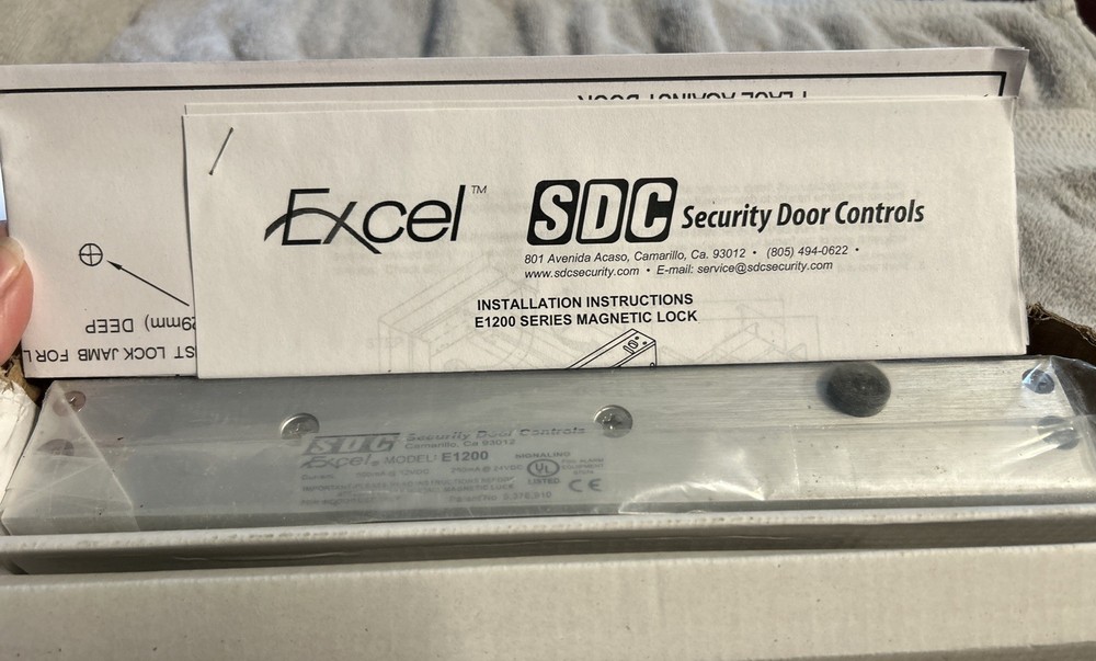 Security Door Controls E1200 Series Magnetic Lock