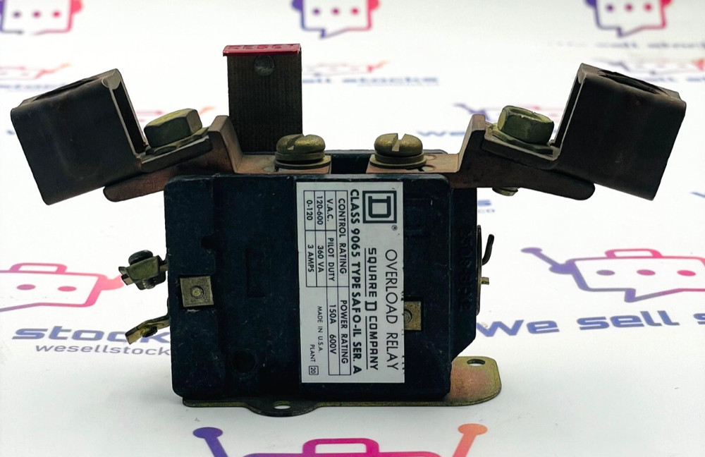 SQUARE D SAFO-IL Overload Relay
