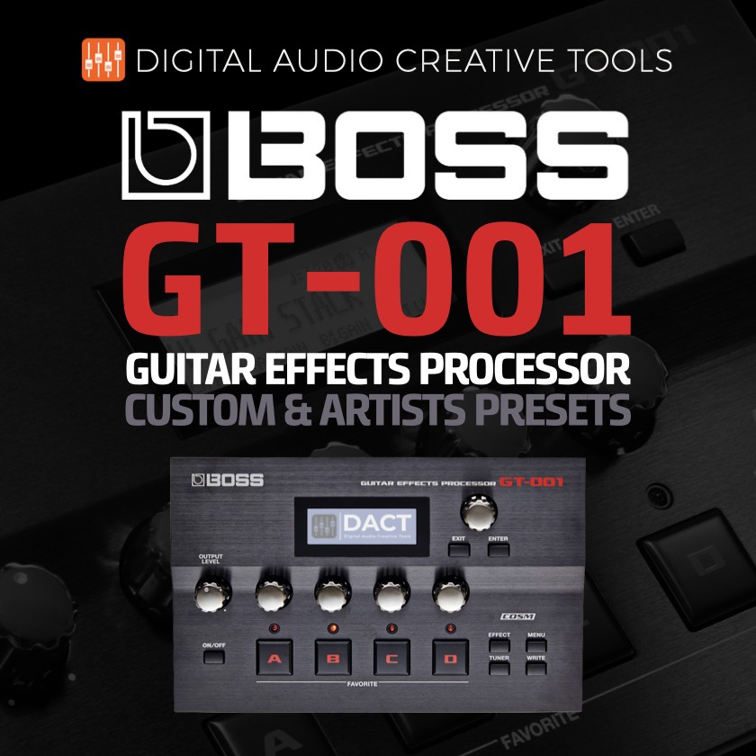 Boss GT-001 Amplifier Modeling & FX Presets Library