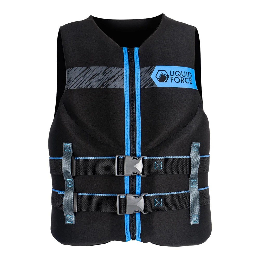 Liquid Force Classic Hinge Vest - Men's - X-Large / Black/Blue