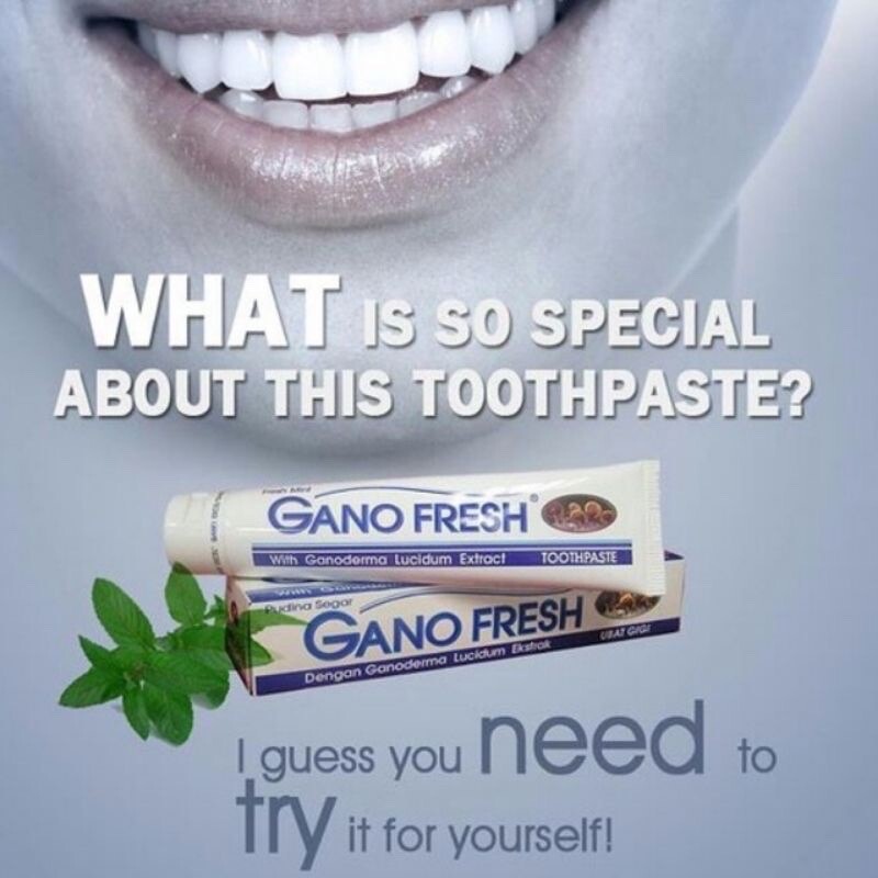 10 Boxes GANO EXCEL GANO FRESH TOOTHPASTE GANODERMA Free Shipping 150g