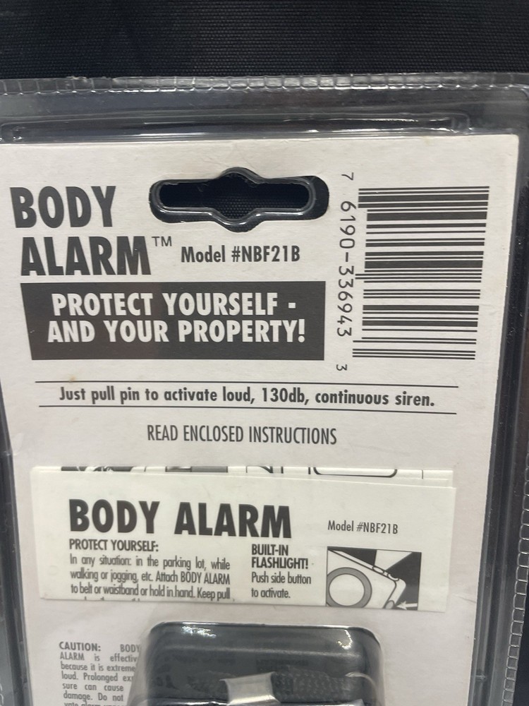130db Body Alarm DAC Technologies NEW