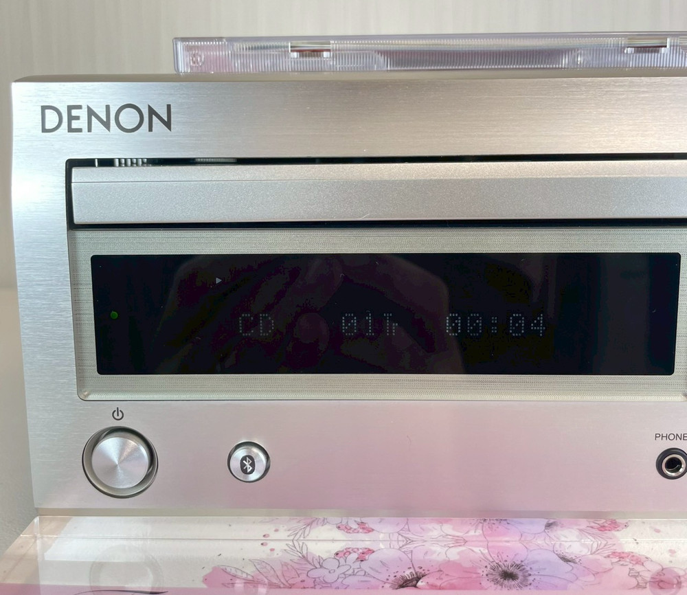 DENON RCD-M41 CD Receiver Integrated Amplifier Tested Working Silver