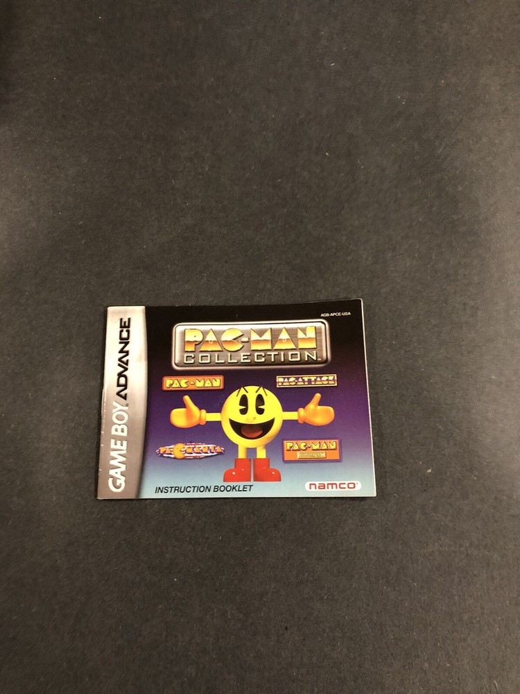 pacman collection gba manual