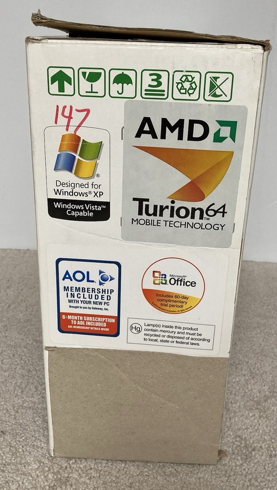 Gateway Computer EMPTY BOX ONLY for 2006 Notebook Laptop