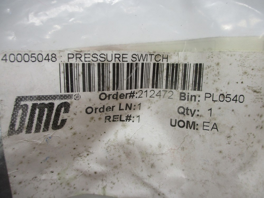 BMC 40005048 PRESSURE SWITCH NSMP
