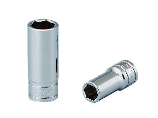 KTC B3M-21, 3/8in Sq. Semi-Deep Socket (6Pt.), 21mm