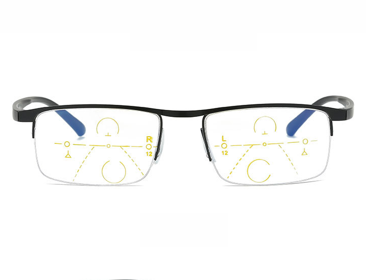 Anti blue transition reading glasses multifocal progressive Auto Focus