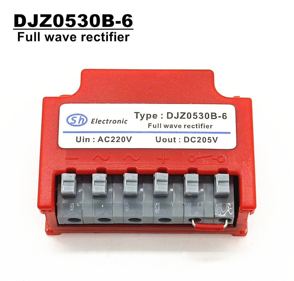 DJZ0530B-6 INPUT 220VAC OUTPUT 205VDC full wave brake rectifier module