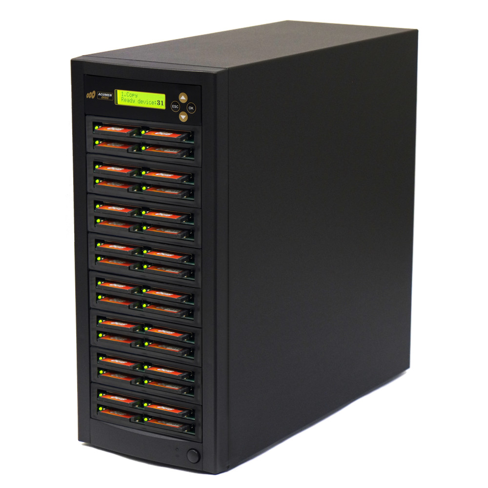 Acumen Disc 1 to 31 CF Card Duplicator - CompactFlash Microdrive Copier & Eraser
