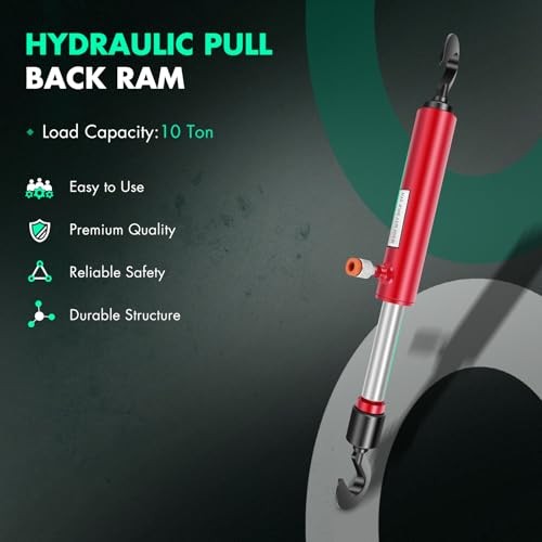 Hydraulic Pull Back Ram 10 Ton for Power Frame Machine Puller Body Shop, Frame