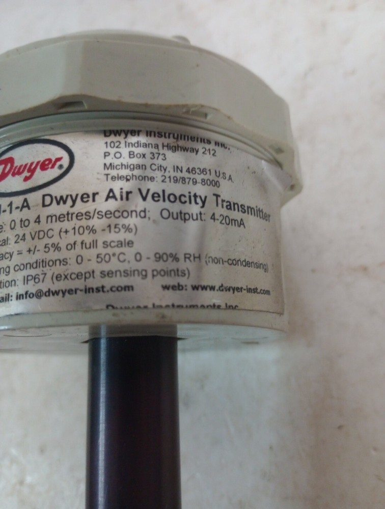 Dwyer AVU-1-A Air Velocity Transmitter