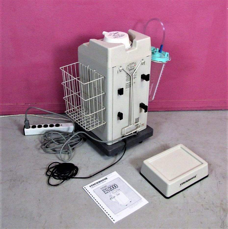 Stackhouse AirSafe ES-2000 Laser ESU Smoke Evacuator Evacuation Vacuum Filter