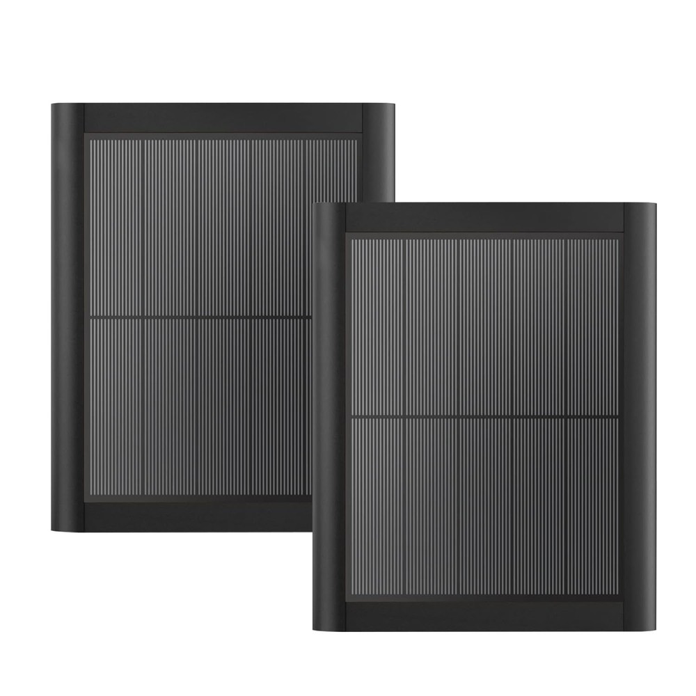Ring Solar Panel(2nd Generation), 5W 5W---2 Pack Black(8.7inch)