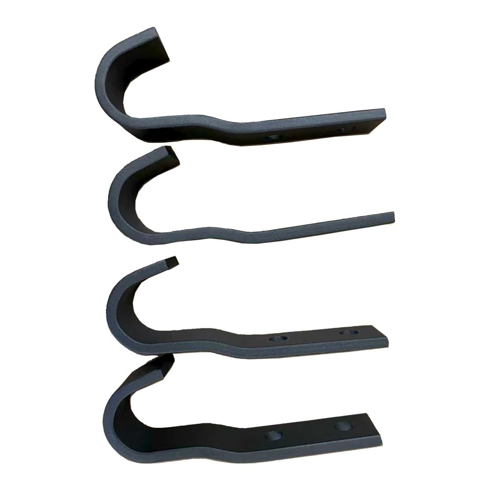 Wall Mount Hooks Multifunctional Pull Up Bar 4 Hooks With Mounting Screws