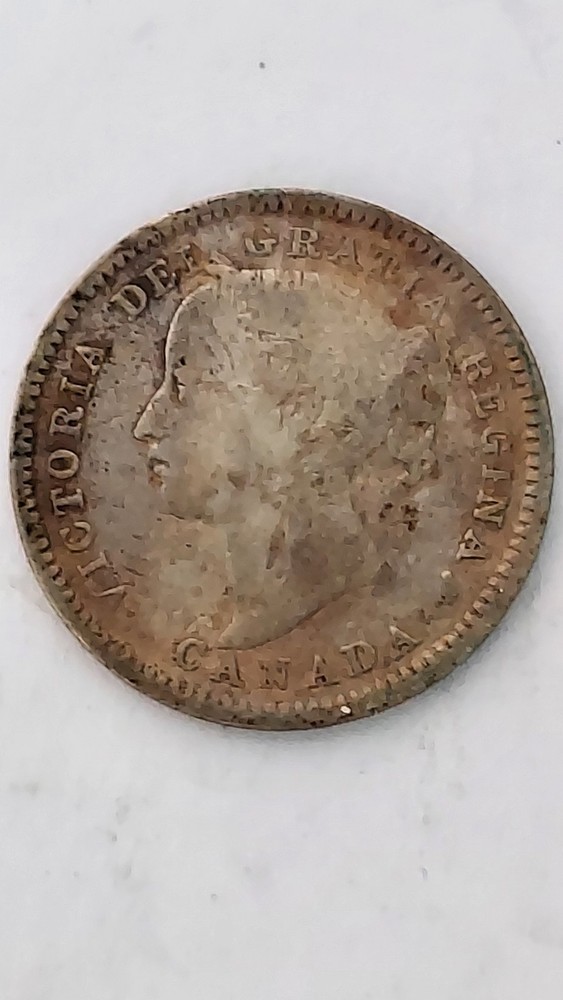 1901 Canada 10 Cent Silver, .925 Silver