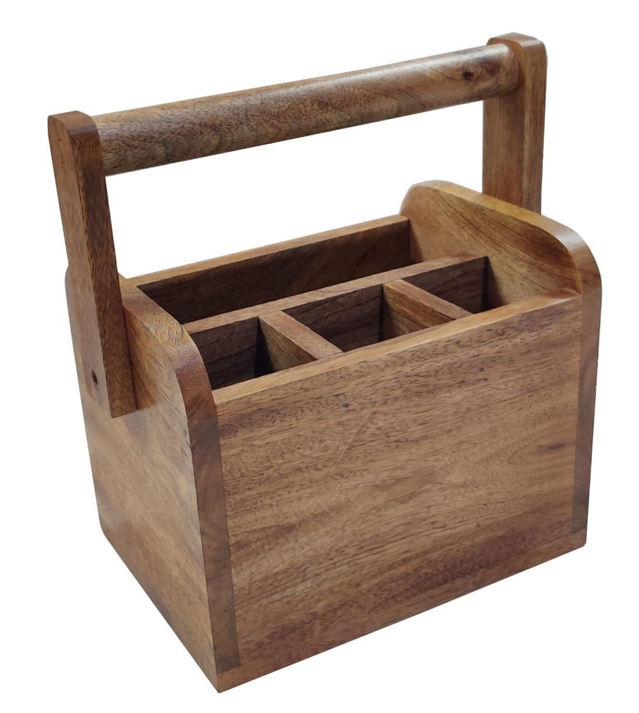 Semantob Wooden Cutlery Holder