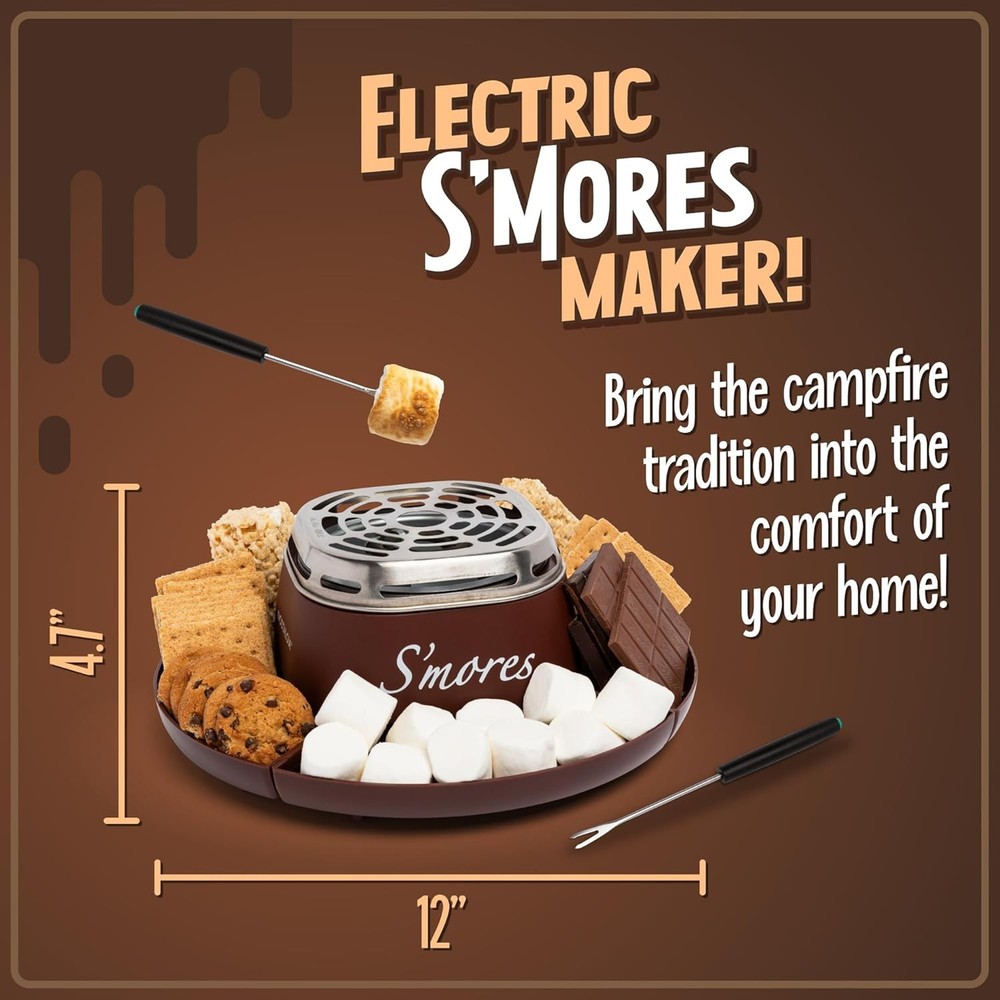 Electric Indoor Smores Maker Set