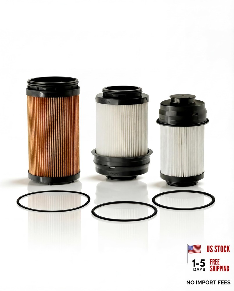 2025 2026 6.7L Cummins Fuel & Oil Filter Kit for Ram 2500 3500 FUEL & OIL 3PCS