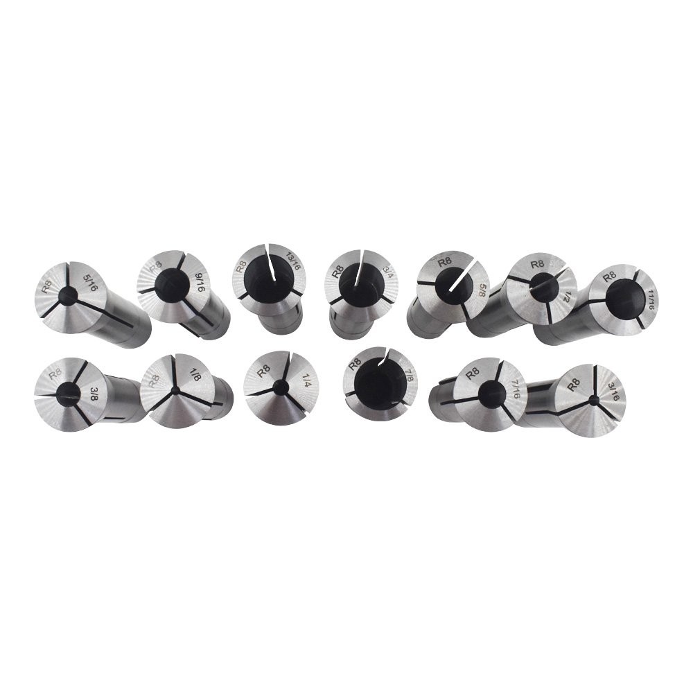 13PCS Precision R8 Collet Set Mill Collets Set ?C Collets for Mill Machine